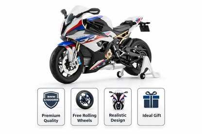 BMW S1000RR Die-Cast Sports Bike Model (1:12 Scale)