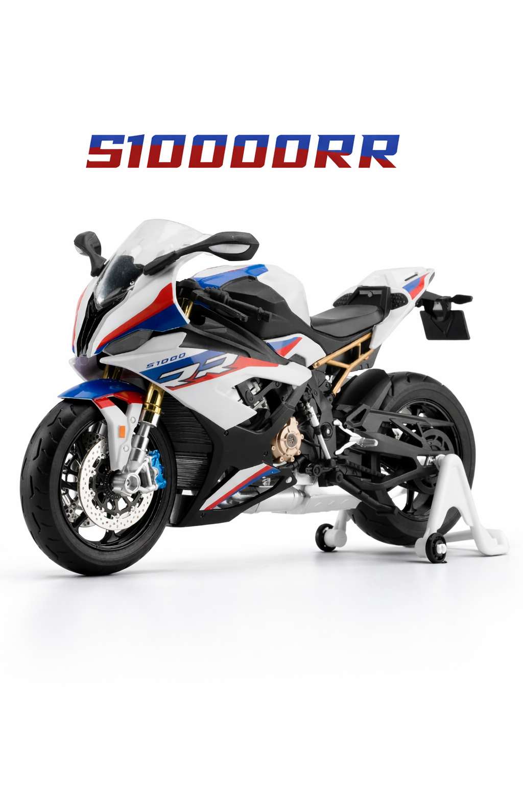 BMW S1000RR Die-Cast Sports Bike Model (1:12 Scale)